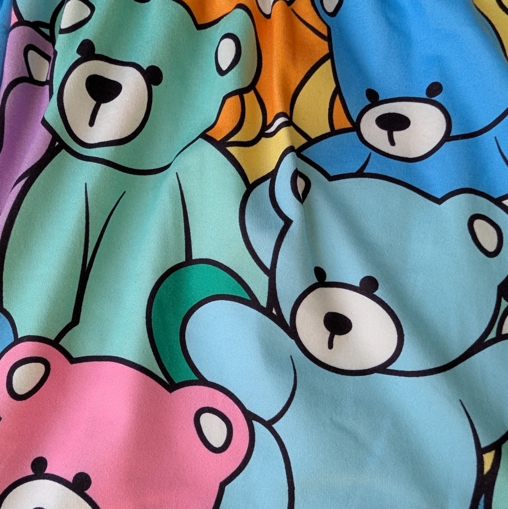 Teddy Bear Shorts / Bear Lounge Shorts / Teddy Bear Pajama Shorts - Picture 6 of 7